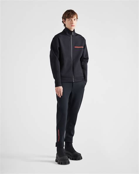 zip hoodie prada|Prada tracksuit men's.